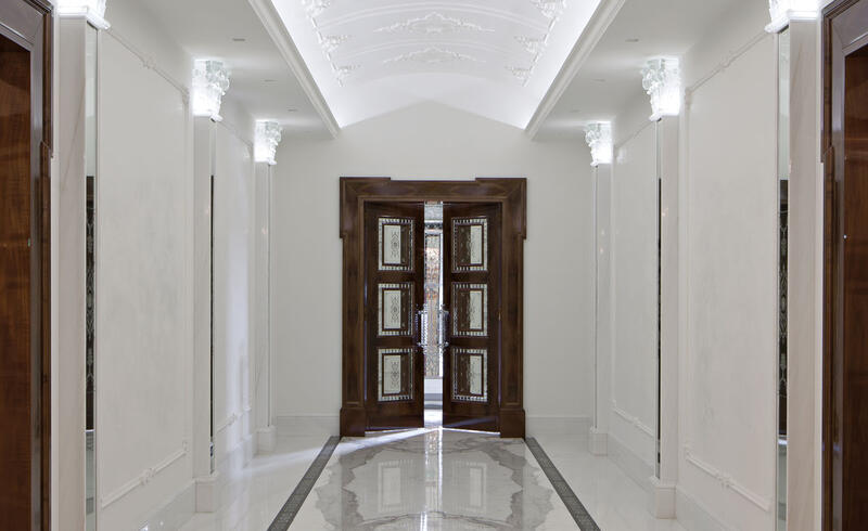 The entrance hall
