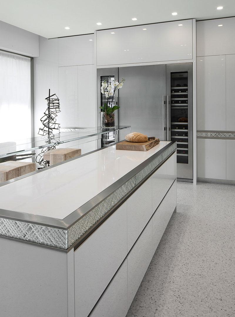 Kitchen and wine cooler