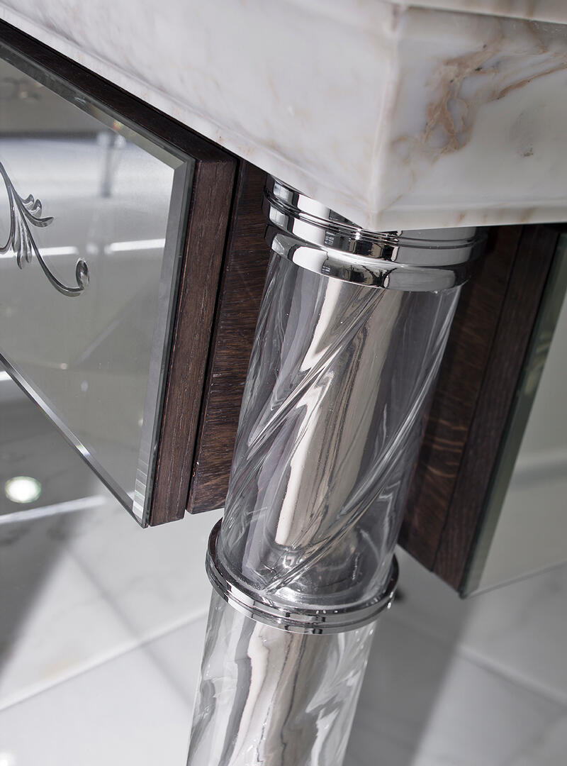 handmade legs in blown Glass