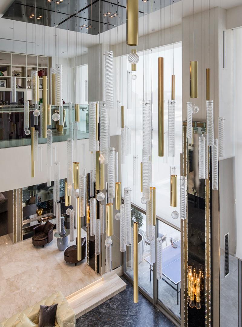 Pioggia Contemporary Chandelier