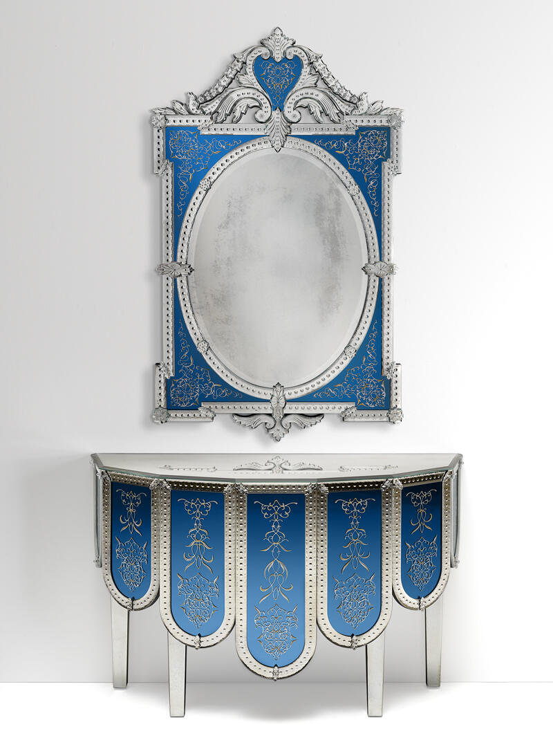 Vattel Mirror and Colbert Console