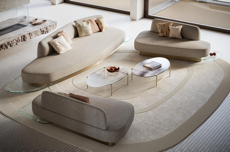 Bormida Sofas & Soana Coffee tables