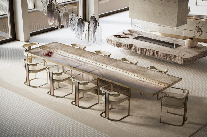Belvedere Table and Alba Chairs